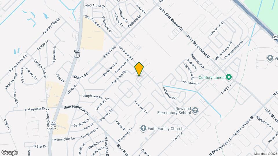 208 Versailles St Map and Location Details