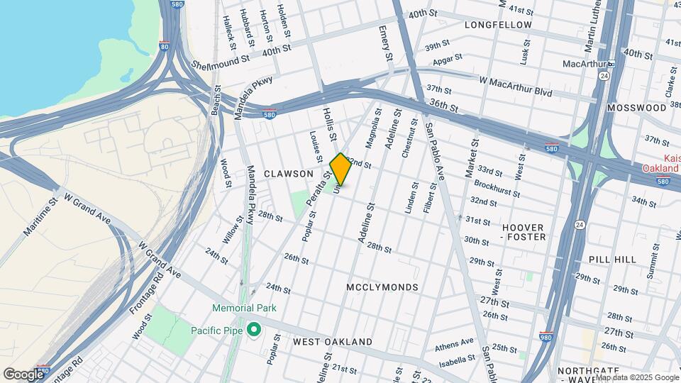 1236 30th St Map and Location Details