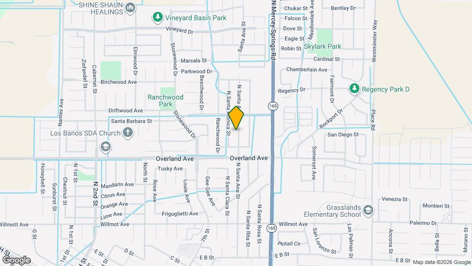 427 N Santa Ana St Map and Location Details