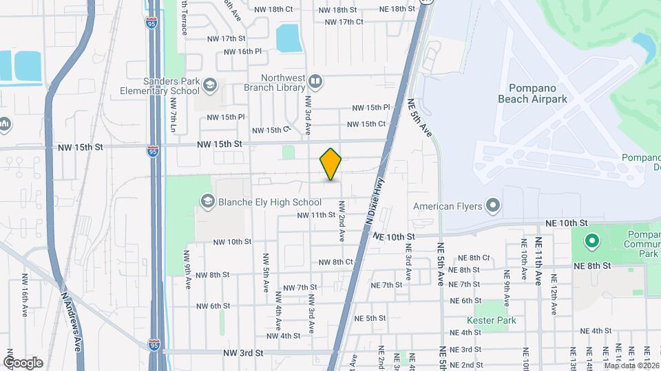 216 NW 12th Ct Map and Location Details