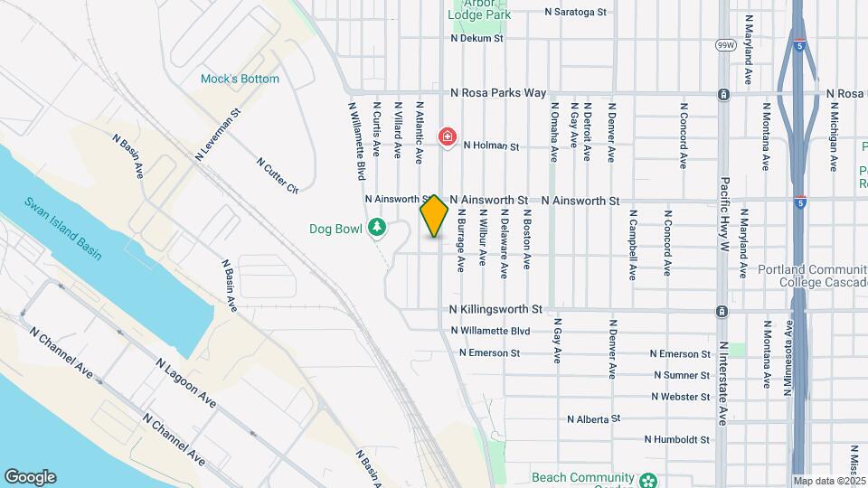 5717 N Greeley Ave Map and Location Details