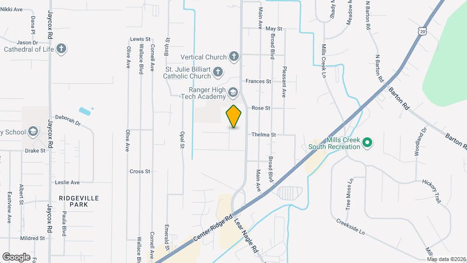 5727 Carolyn Dr Map and Location Details