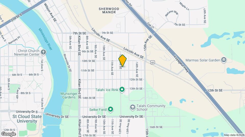 1205 11th St SE Map and Location Details