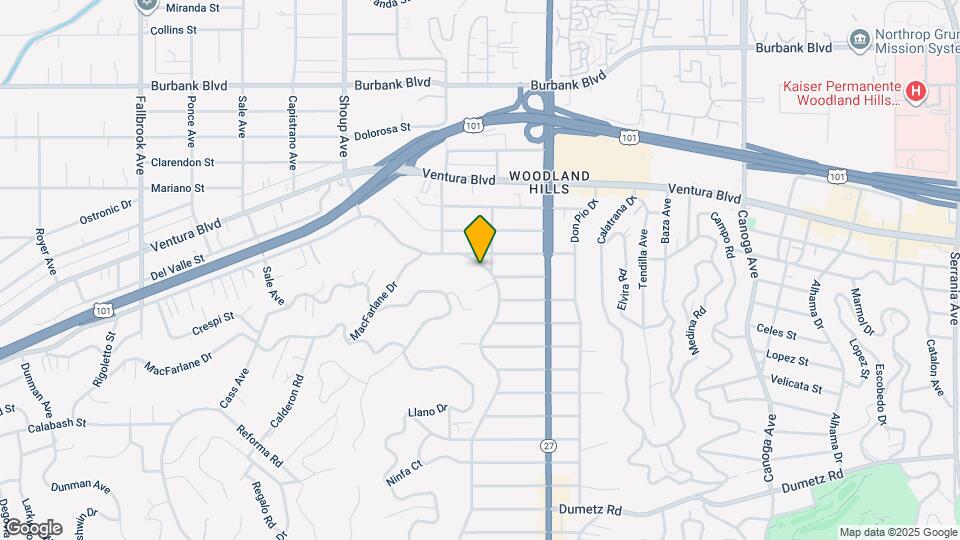 5239 San Feliciano Dr Map and Location Details