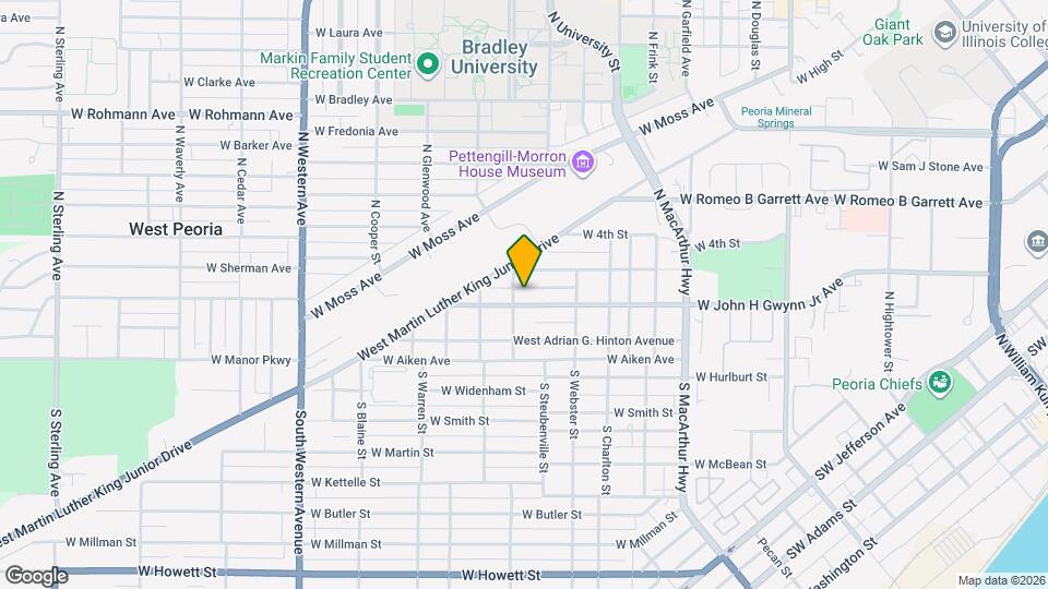 1315 W John H Gwynn Jr Ave Map and Location Details