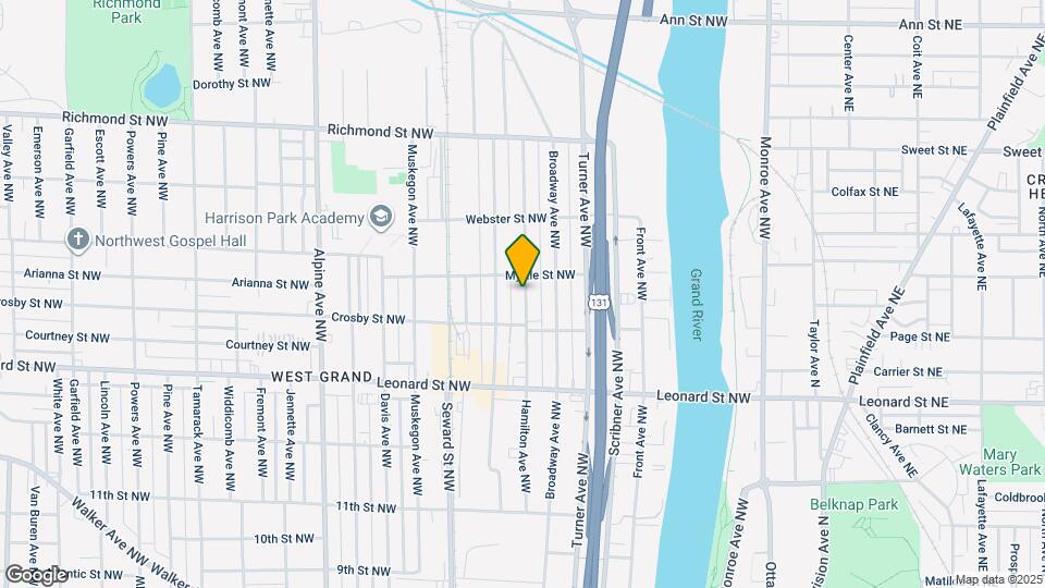 1335 Hamilton Ave NW Map and Location Details