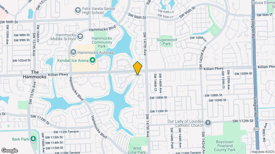 10422 SW 148th Ave Dr Map and Location Details