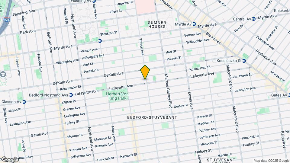 388 Throop Ave Map and Location Details