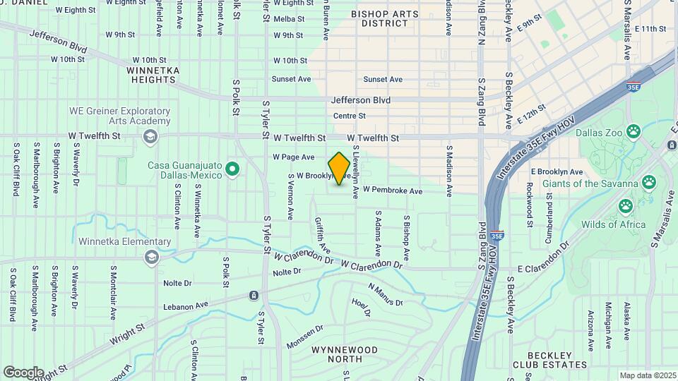 623 W Pembroke Ave Map and Location Details