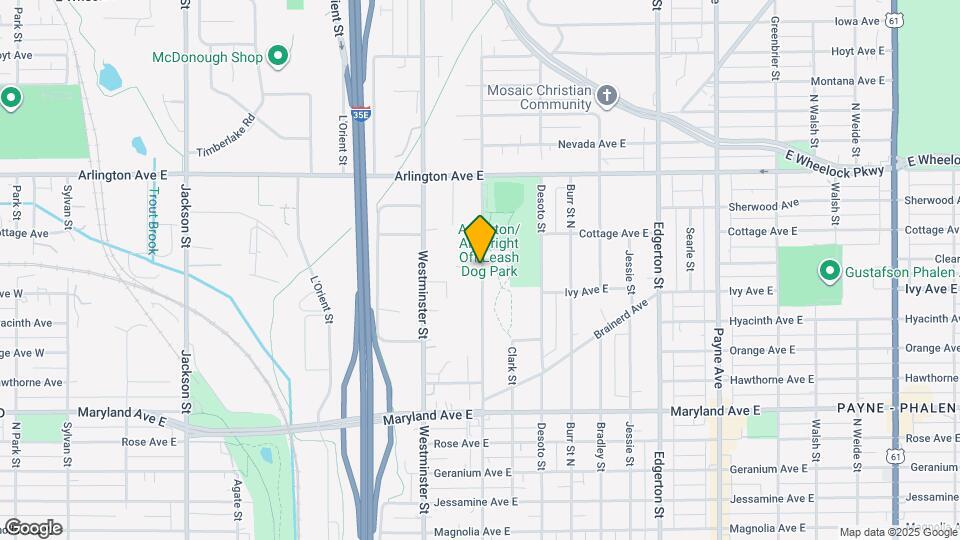 1345 Arkwright St N Map and Location Details