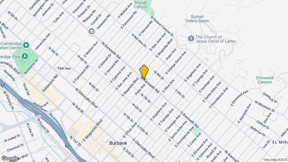 301-309 N Kenneth Rd Mapa y Detalles de la Ubicación