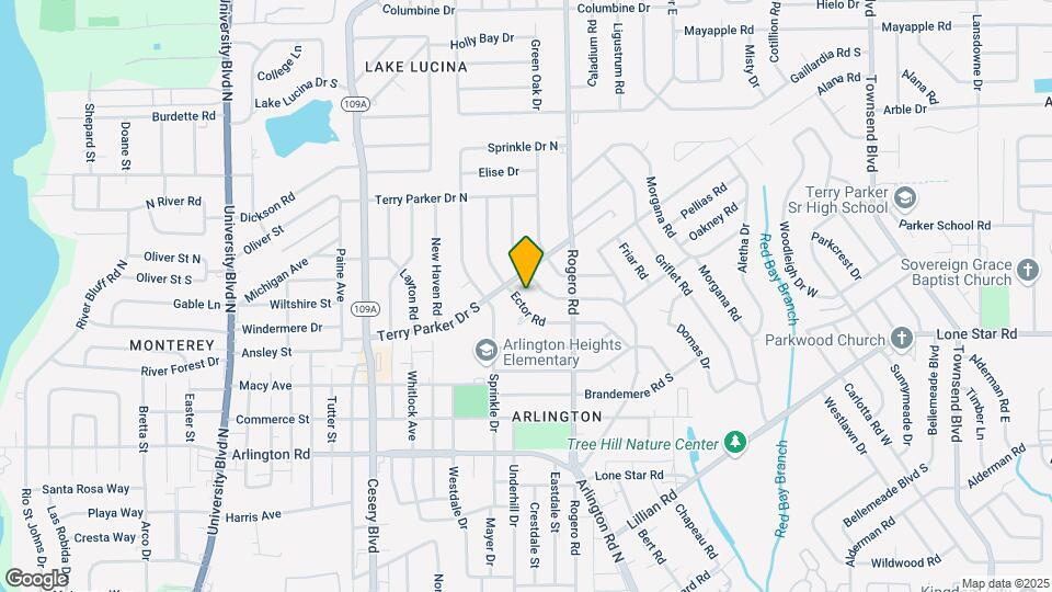 6515 Ector Rd Map and Location Details
