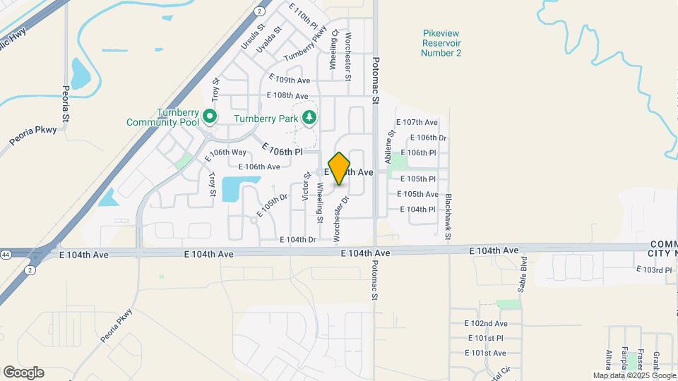 10558 Worchester St Map and Location Details