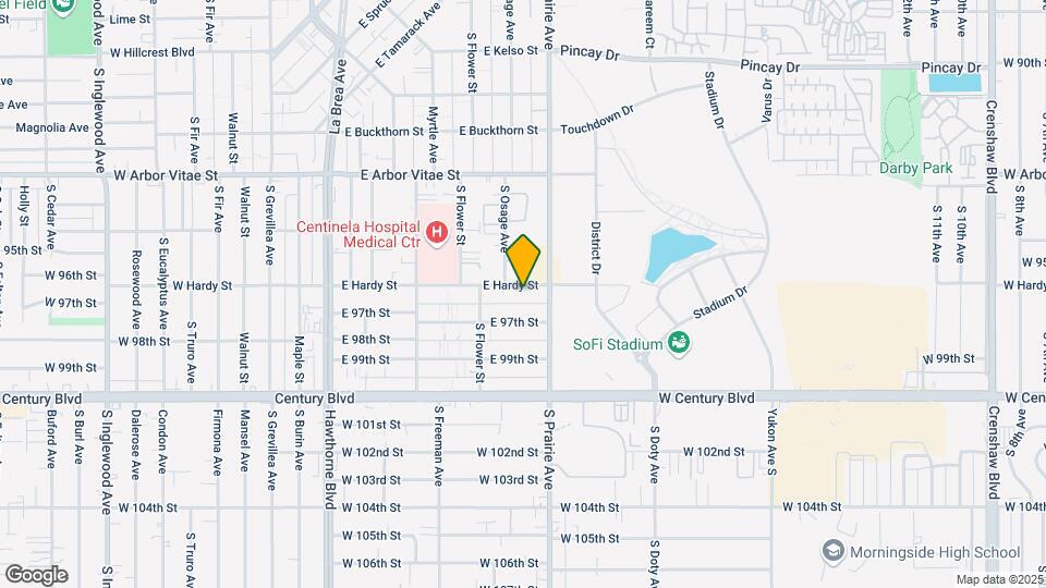 712 E Hardy St Map and Location Details