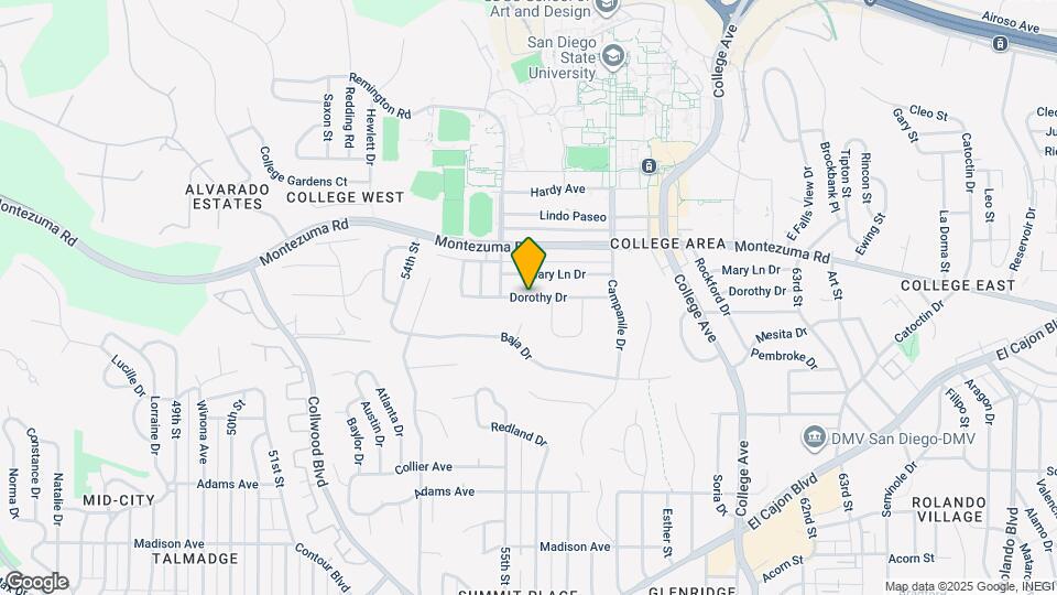 5529 Dorothy Dr Map and Location Details