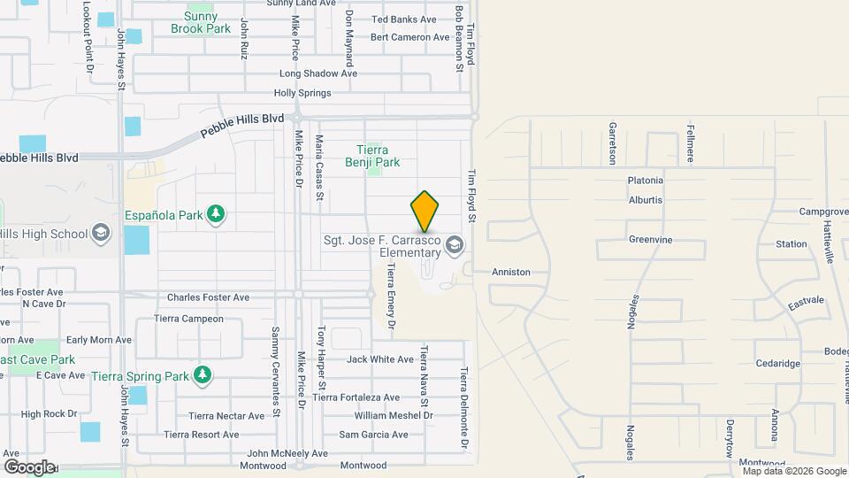 14904 Tierra Escape Ave Map and Location Details