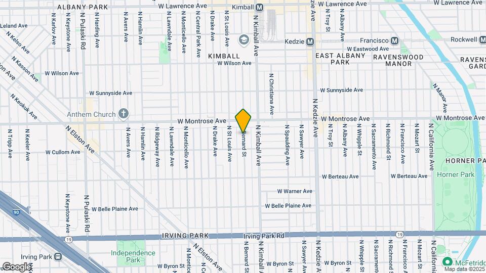 4324 N Bernard St, Unit 3B Map and Location Details