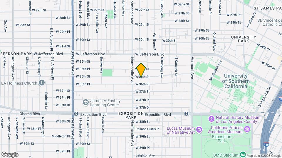 1352 W. 36th St. Map and Location Details