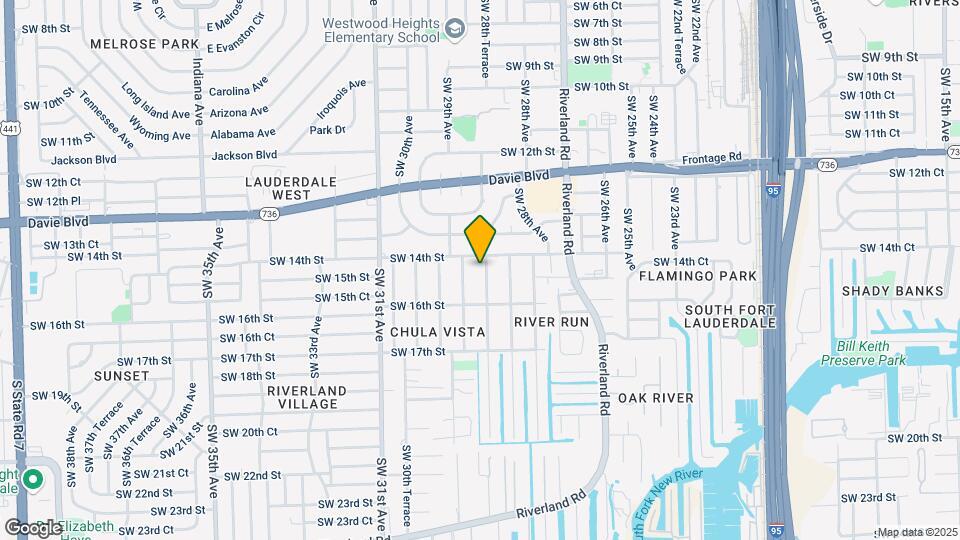 1465 SW 28th Way Map and Location Details