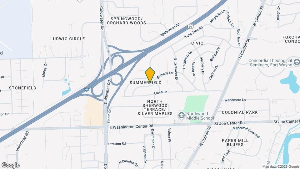 905 Aurora Knoll Ln Map and Location Details
