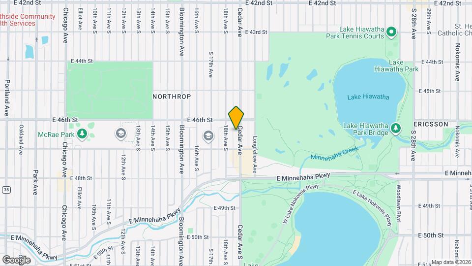 4618-4620 Cedar Ave S Map and Location Details