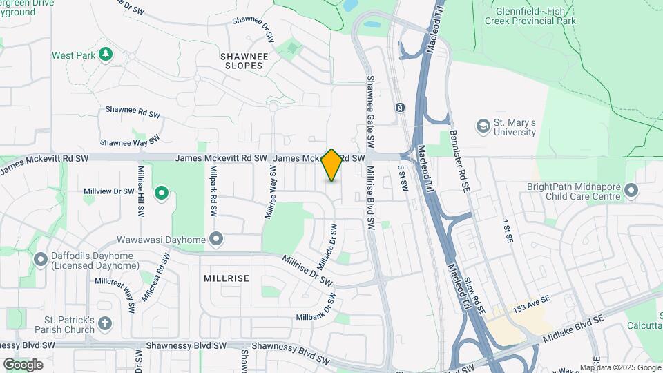 95 Millrose Pl SW Map and Location Details