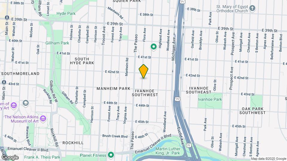 4221 Flora Ave Mapa y Detalles de la Ubicación