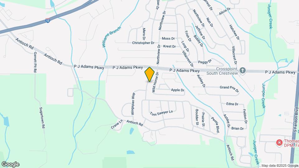 220 Riverchase Blvd Mapa y Detalles de la Ubicación