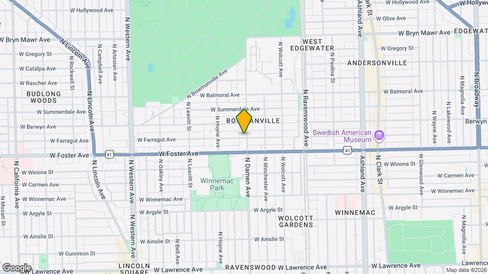 2000 W Farragut Ave Mapa y Detalles de la Ubicación