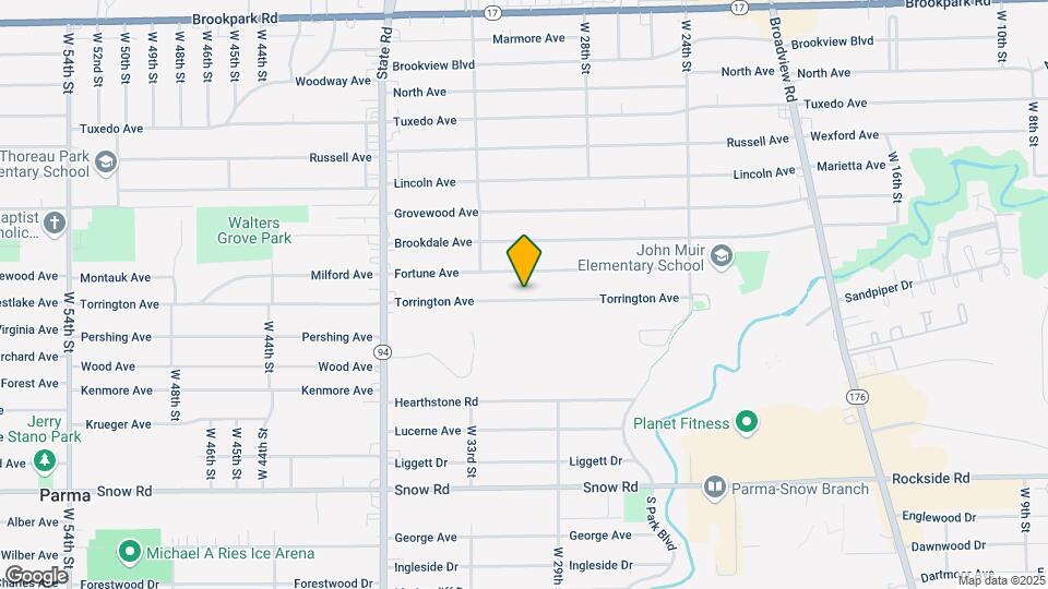 3010 Torrington Ave Map and Location Details