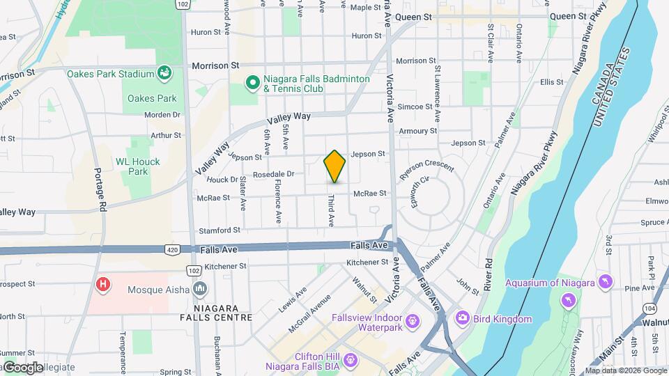 4999 McRae St Map and Location Details