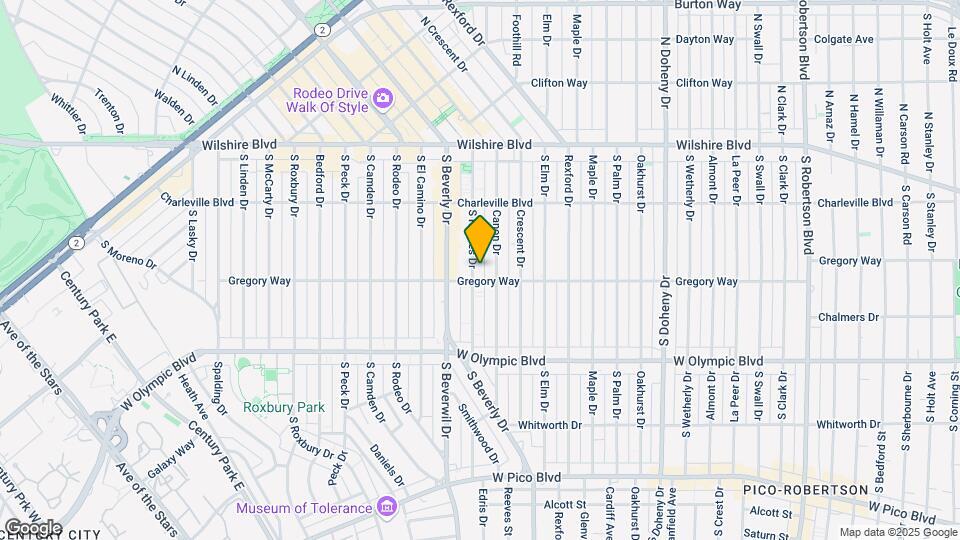 264 S Reeves Dr Map and Location Details