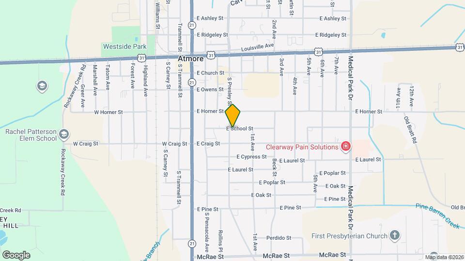 501 S Presley St Map and Location Details