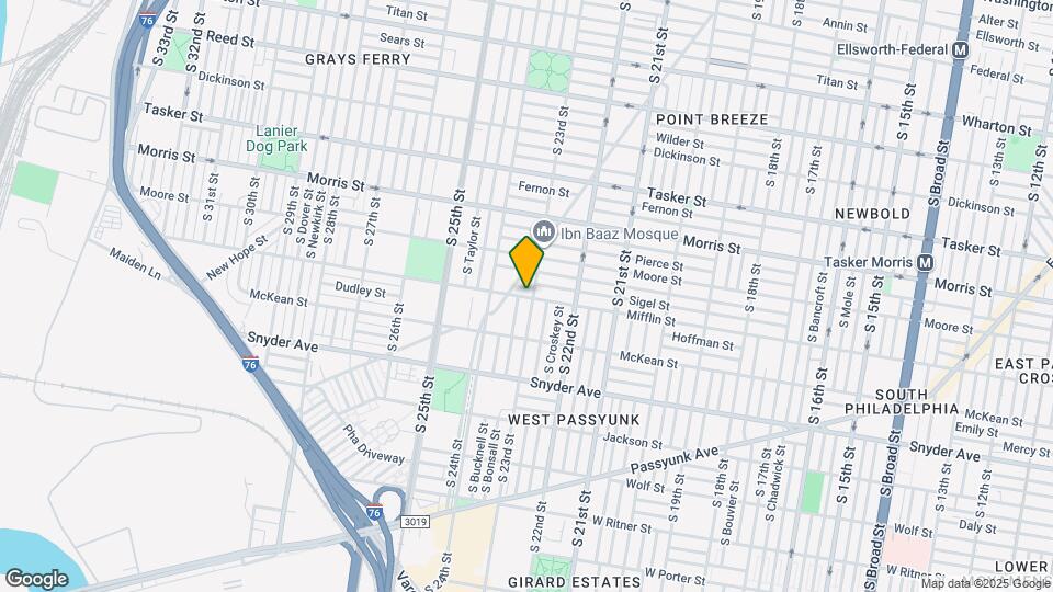 1850 S 23rd St Mapa y Detalles de la Ubicación