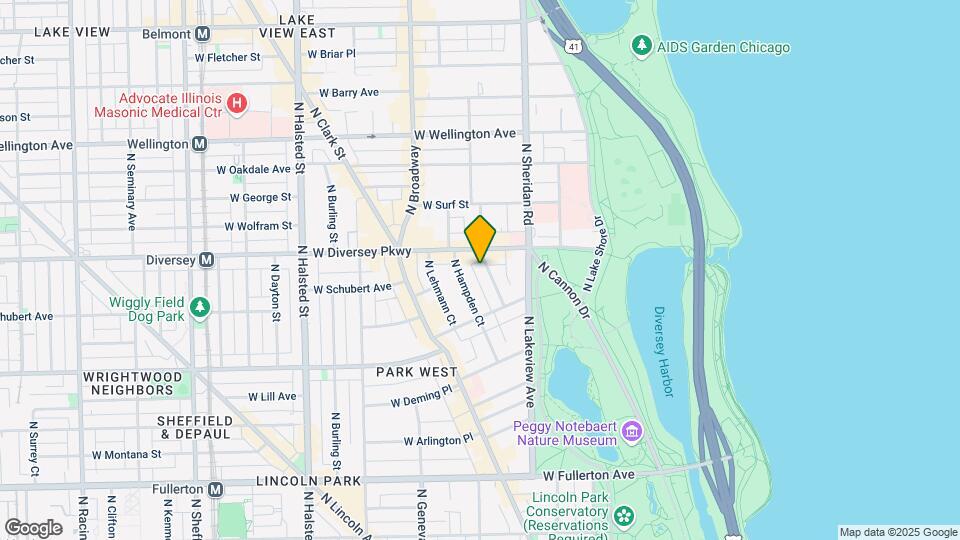 2740 N Pine Grove Ave Map and Location Details