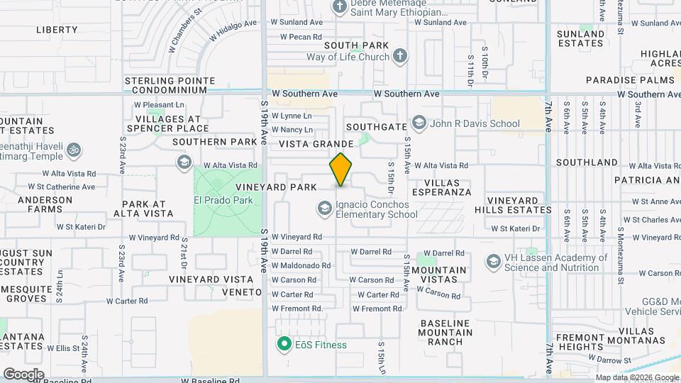 6531 S 17th Ave Map and Location Details