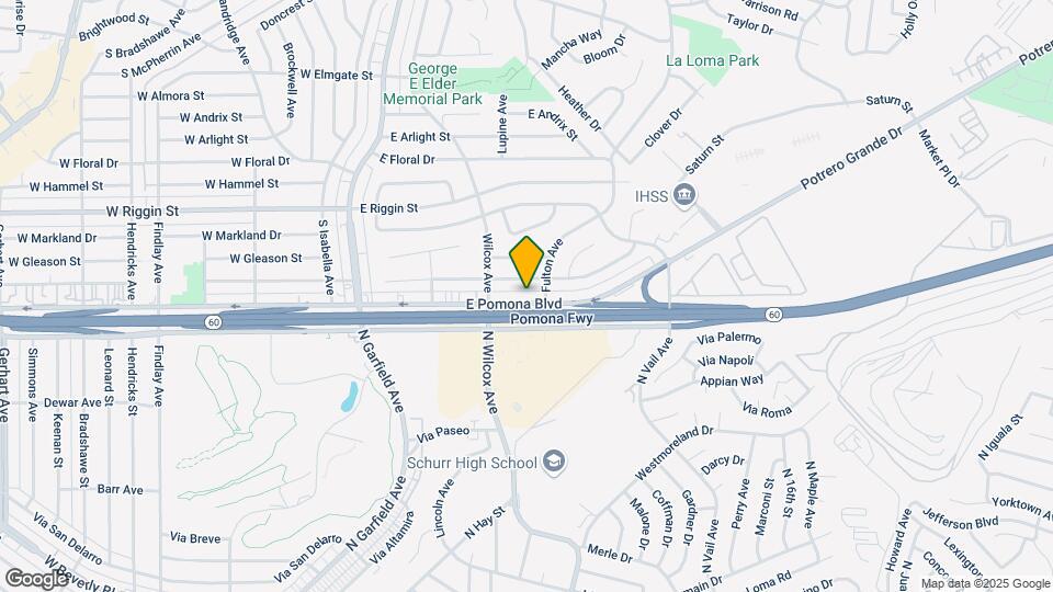 341 E Pomona Blvd Mapa y Detalles de la Ubicación