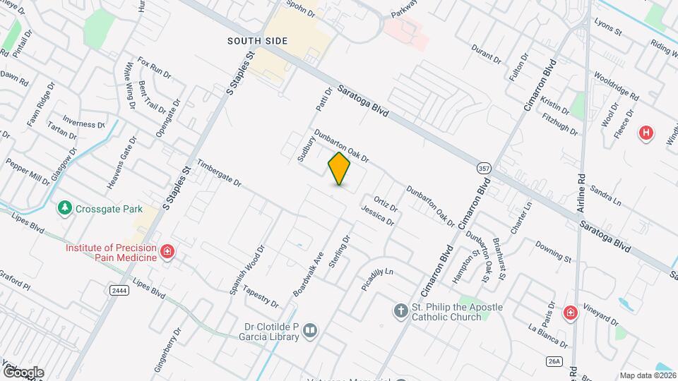 6009 Suffolk Dr Map and Location Details