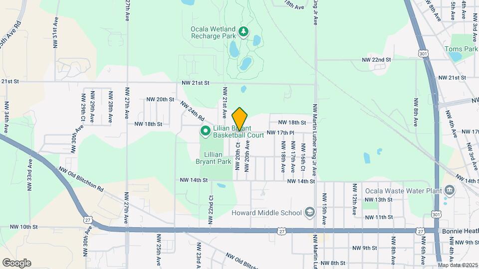 1720 NW 20th Ct Map and Location Details