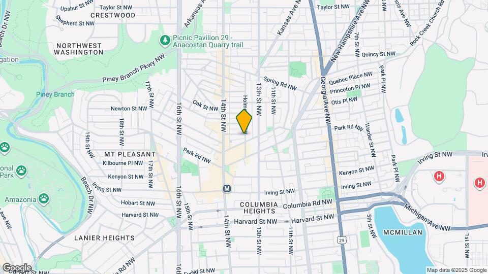 1336 Newton St NW Map and Location Details