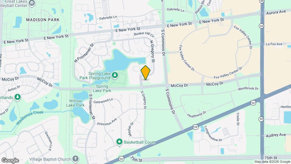 117 S Gregory St Map and Location Details