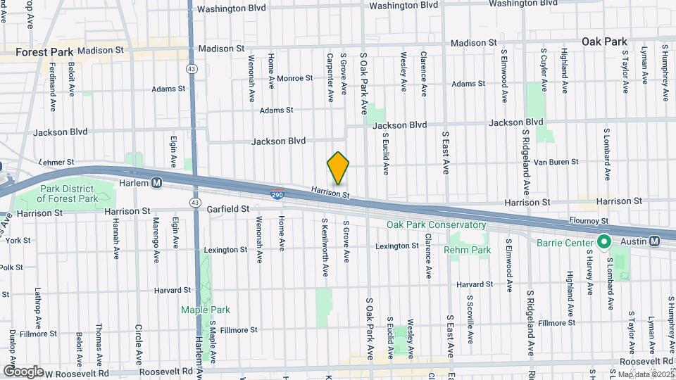 864 Carpenter Ave Map and Location Details