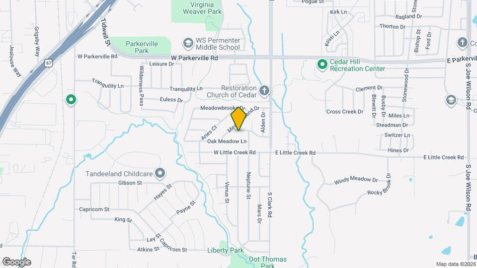 206 Briarglen Dr Map and Location Details