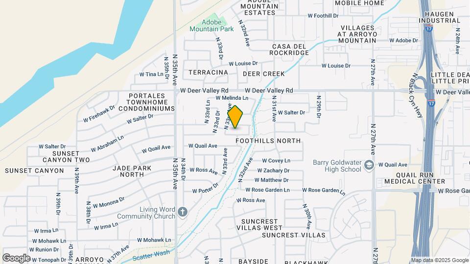 3232 W Lone Cactus Dr Map and Location Details