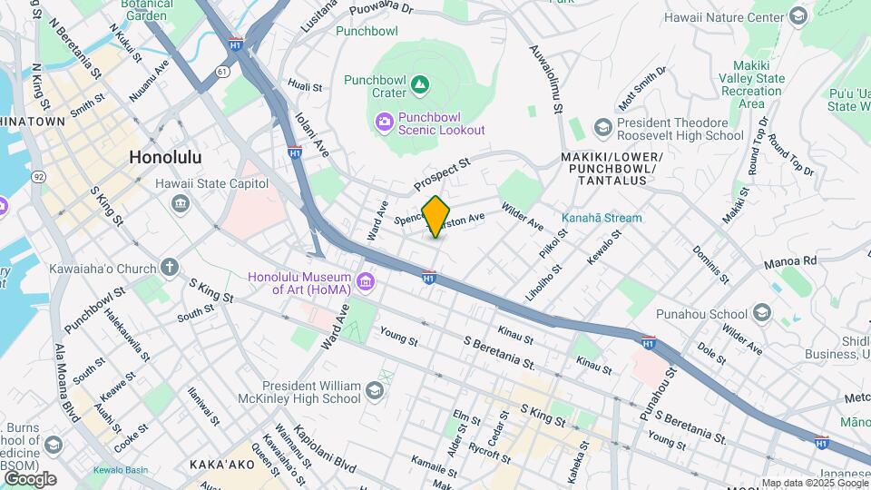 1042 Green St Mapa y Detalles de la Ubicación