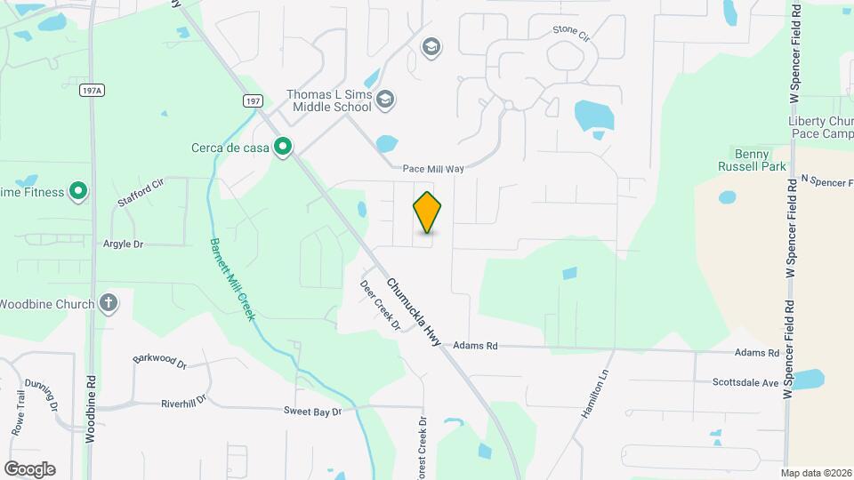 3817 Hawks Landing Cir Map and Location Details