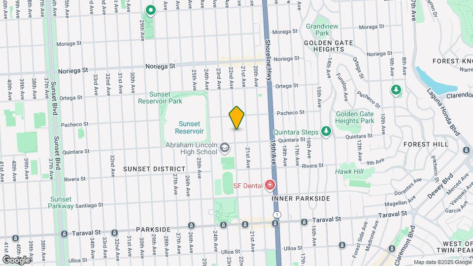 2062 22nd Ave Map and Location Details