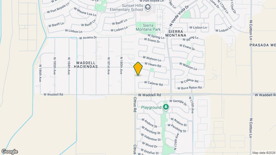 17877 W Redfield Rd Mapa y Detalles de la Ubicación