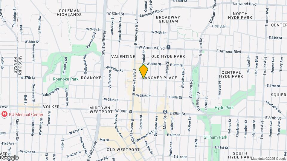 221 W 37th St Map and Location Details