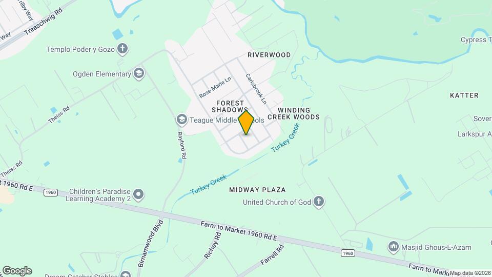 21414 Ruthann Dr Map and Location Details